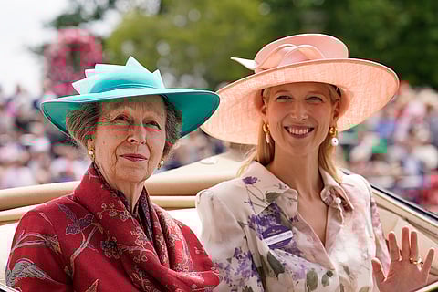 Princess Anne and Gabriella Kingston